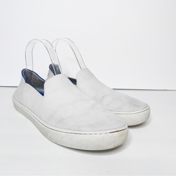 Rothy’s The Original Slip On Sneaker White Size 10.5 Women’s - Picture 1 of 8